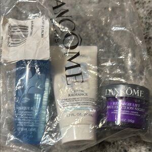 3-pc bundle Lancôme skincare travel size sample set